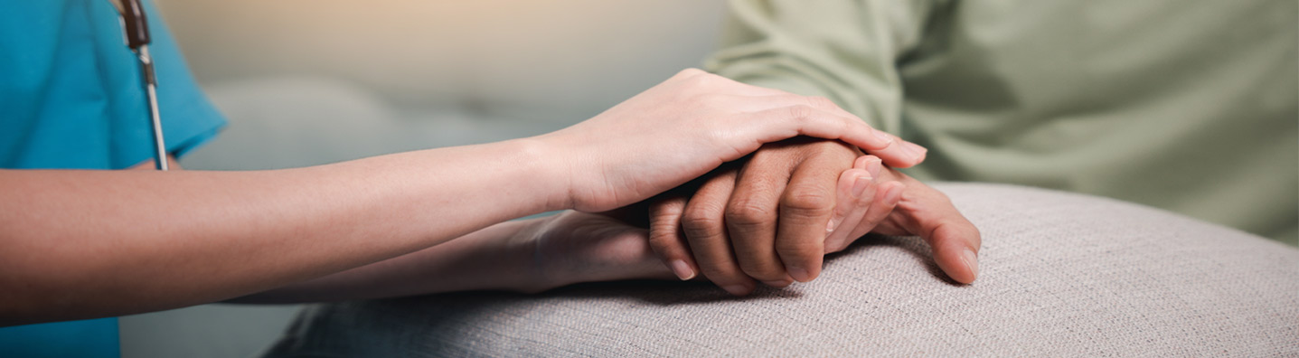 bereavement header image of people